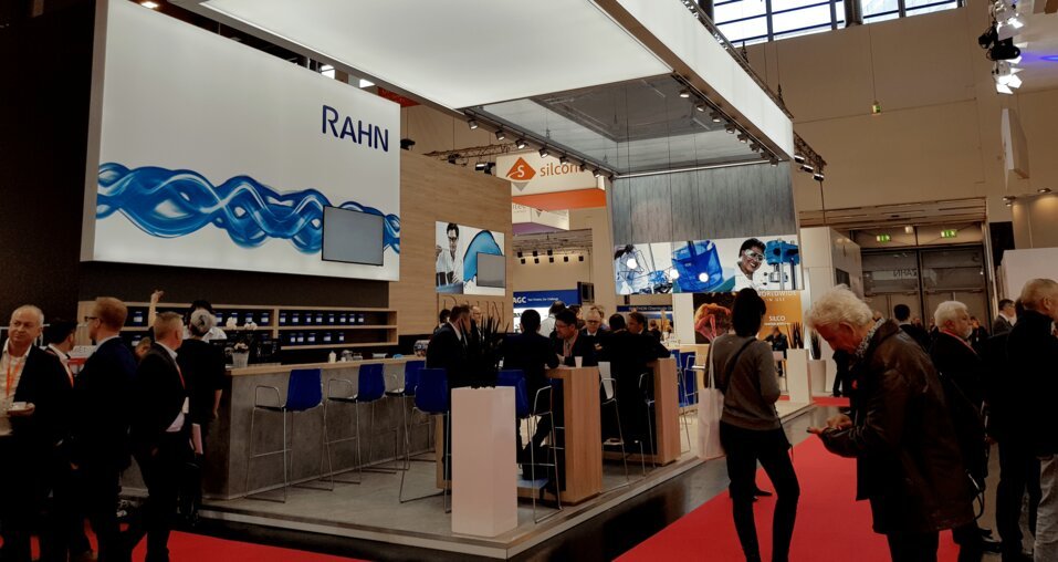 RAHN booth at ECS trade show